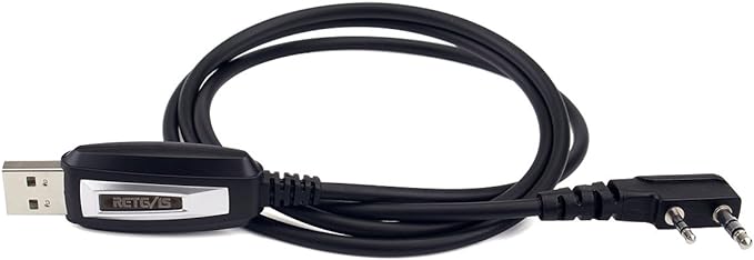 Retevis TK3107 2 Pin USB Programlama Kablosu