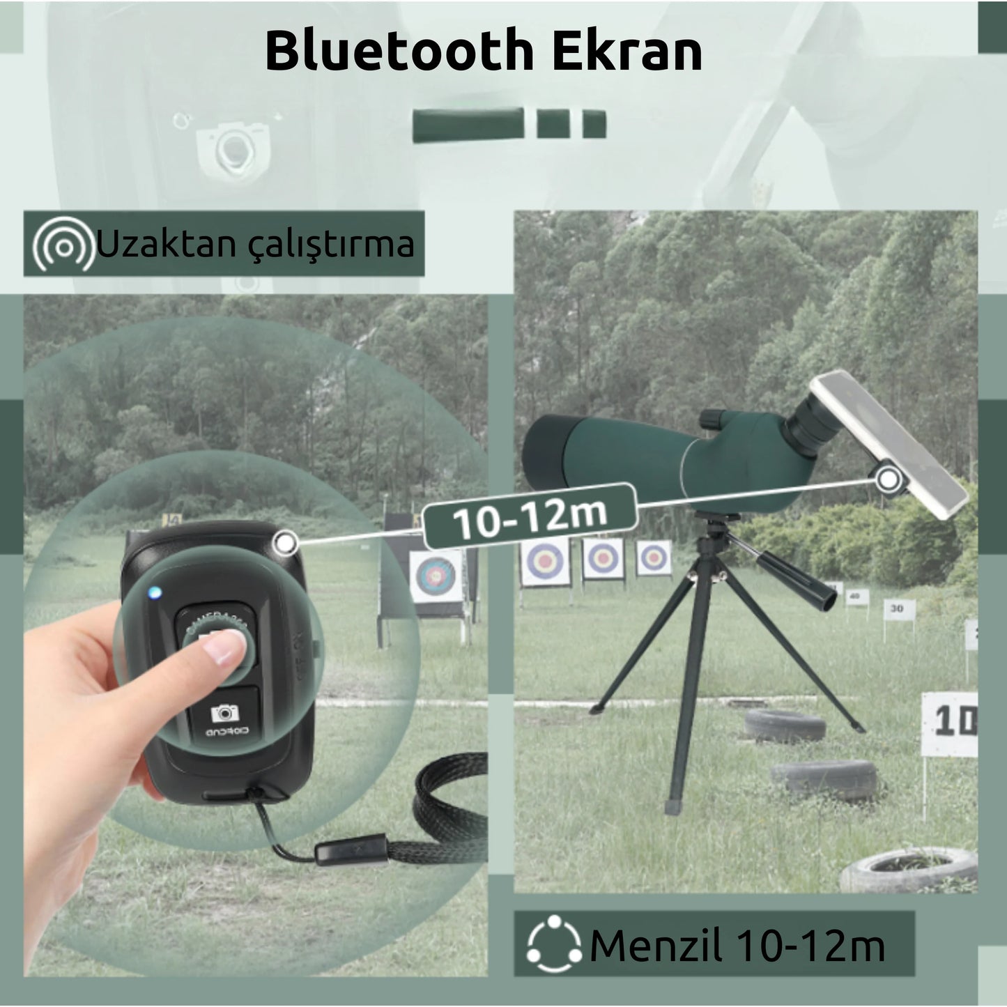 SVBONY SV28 Plus Tripod Bluetooth'lu Kuş Gözlemciliği İçin Dürbün