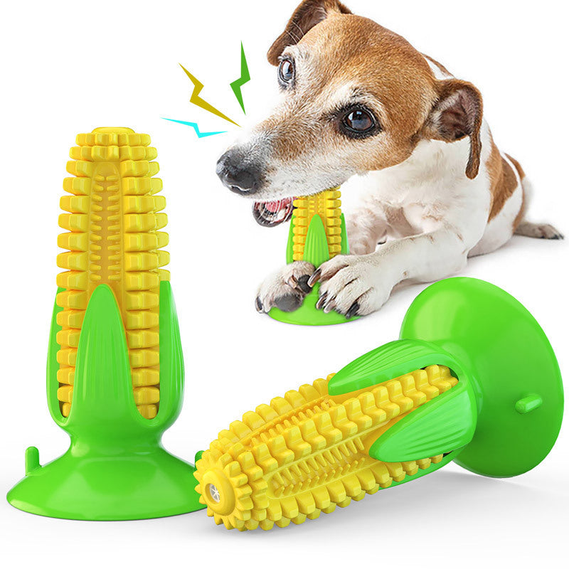 玉米图案狗咬玩具