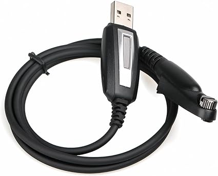 Ailunce - 兼容RT648 RT29对讲机的编程电缆，HD1 DMR（黑色，1条）