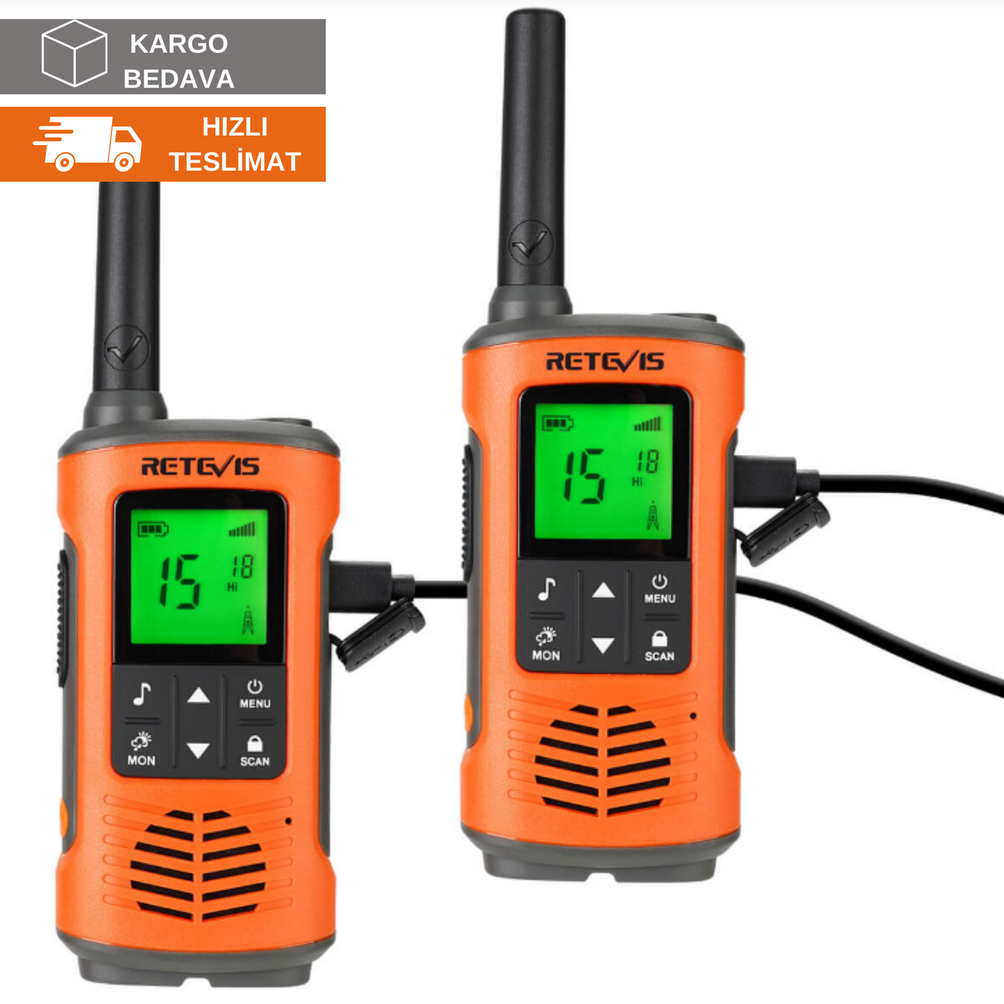 RT45P 手持式防水对讲机和收音机 PMR446