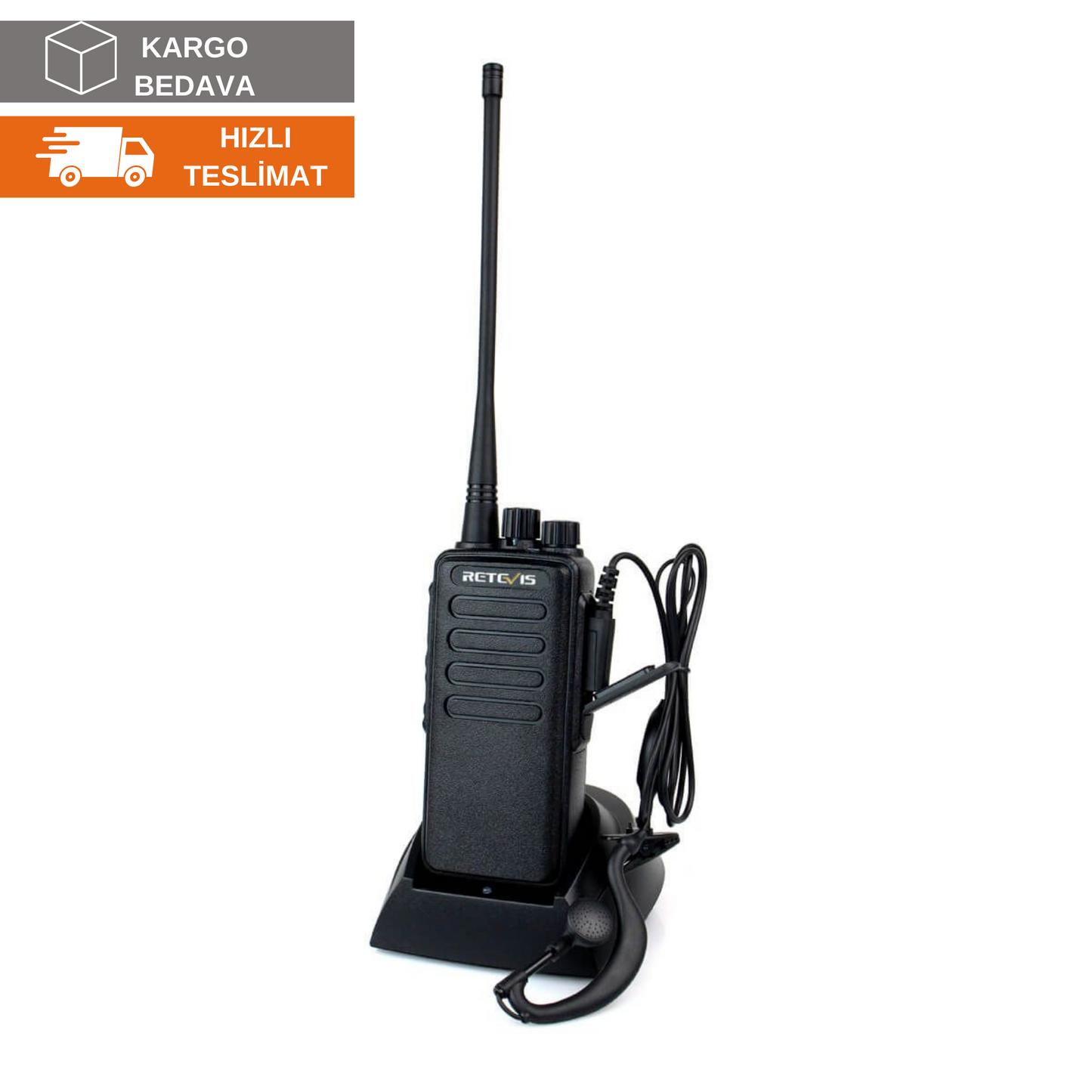 RT1 Yüksek Güçlü UHF veya VHF Analog İş Radyosu