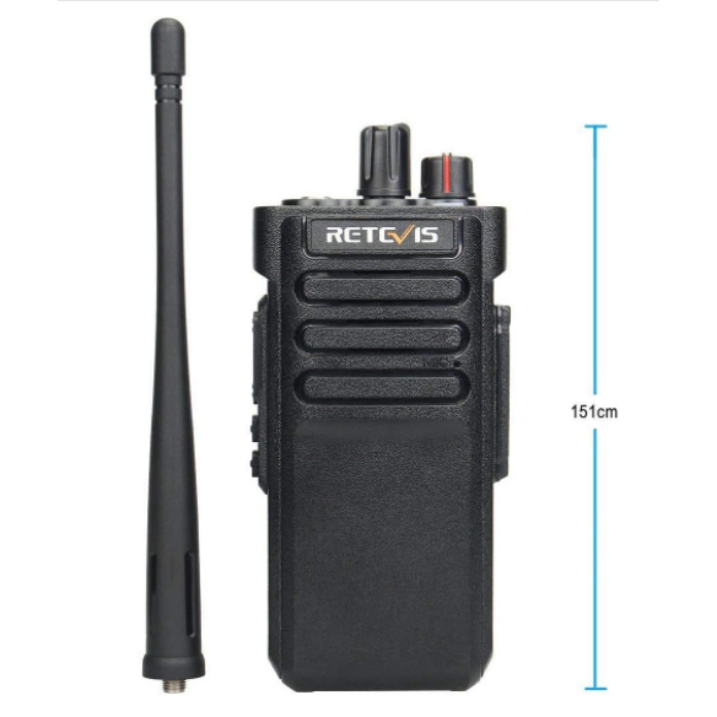 Retevis RT29 远程无线电，3200 mAh 专业手持无线电（1 件，橙色）